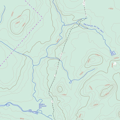 Natural Resources Canada Lac Prime, QC (022C01 Toporama) digital map