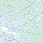 Natural Resources Canada Lac Puibarau, QC (033I13 Toporama) digital map