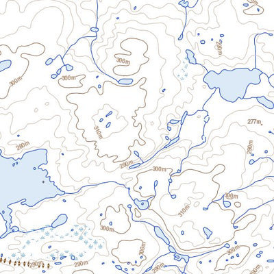 Natural Resources Canada Lac Qamanialuk, QC (025D05 Toporama) digital map