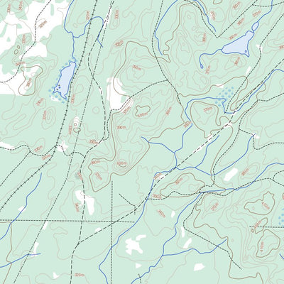 Natural Resources Canada Lac Quévillon, QC (032F02 Toporama) digital map