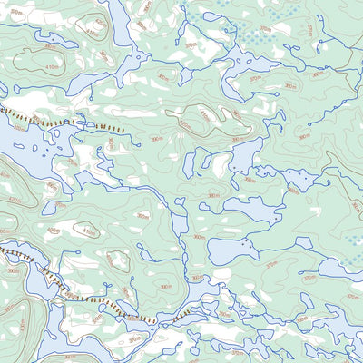 Natural Resources Canada Lac Rafoy, QC (033O08 Toporama) digital map