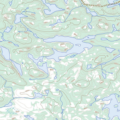 Natural Resources Canada Lac Rafoy, QC (033O08 Toporama) digital map