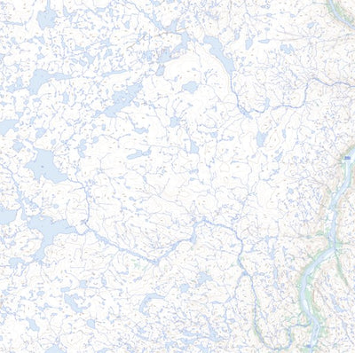 Natural Resources Canada Lac Rahin, QC (034P15 Toporama) digital map