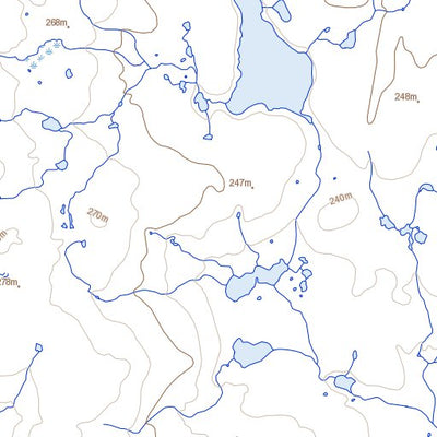 Natural Resources Canada Lac Rahin, QC (034P15 Toporama) digital map