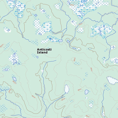 Natural Resources Canada Lac Rainsford, QC (012E07 Toporama) digital map