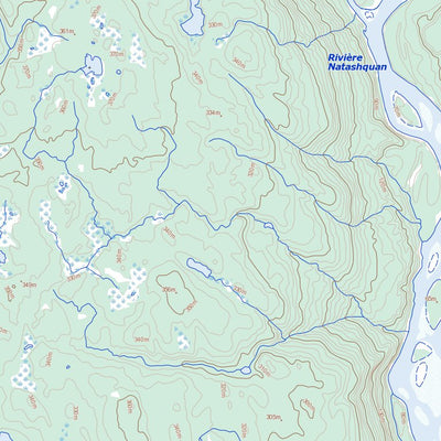 Natural Resources Canada Lac Rancin (012K13 Toporama) digital map