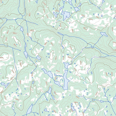 Natural Resources Canada Lac Recouet, QC (023P11 Toporama) digital map