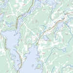 Natural Resources Canada Lac Regnault, QC (032J10 Toporama) digital map