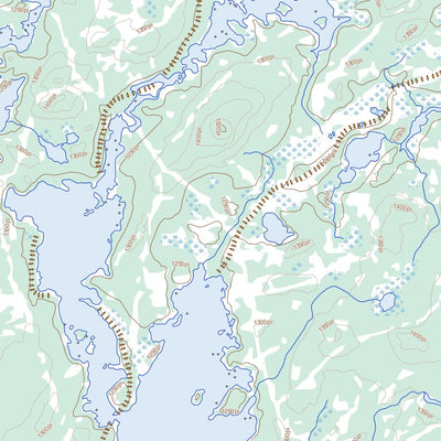 Natural Resources Canada Lac Regnault, QC (032J10 Toporama) digital map
