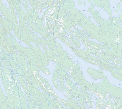 Natural Resources Canada Lac Ribero, QC (023O13 Toporama) digital map