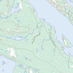 Natural Resources Canada Lac Ribero, QC (023O13 Toporama) digital map