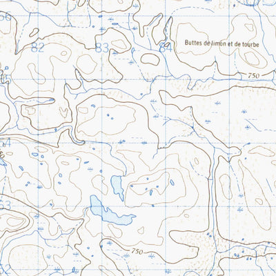 Natural Resources Canada Lac Robitaille West, QC (033N10_W CanMatrix) digital map