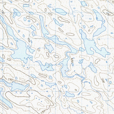 Natural Resources Canada Lac Robitaille West, QC (033N10_W CanMatrix) digital map
