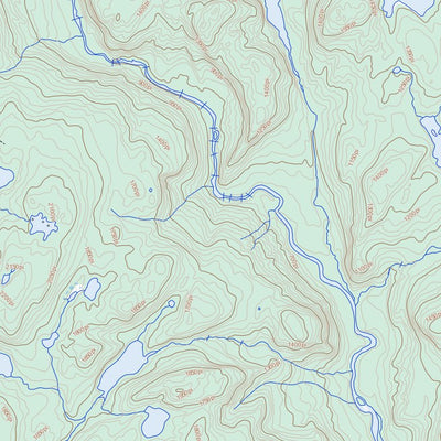 Natural Resources Canada Lac Rond, QC (022J11 Toporama) digital map