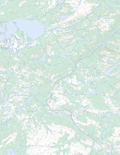 Natural Resources Canada Lac Rouvière (086N03 Toporama) digital map