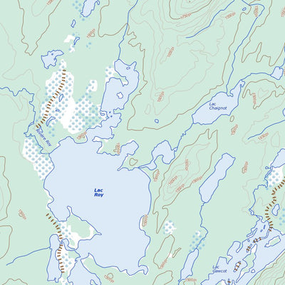 Natural Resources Canada Lac Roy, QC (032G02 Toporama) digital map