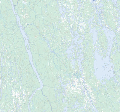 Natural Resources Canada Lac Saffray, QC (024G11 Toporama) digital map