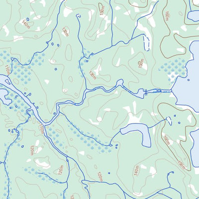 Natural Resources Canada Lac Saffray, QC (024G11 Toporama) digital map