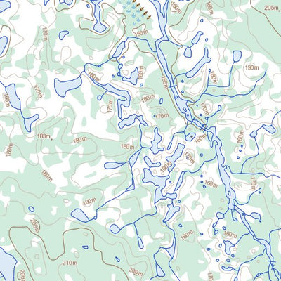 Natural Resources Canada Lac Saffray, QC (024G11 Toporama) digital map