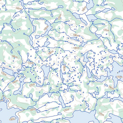 Natural Resources Canada Lac Sanningajualuk, QC (034J13 Toporama) digital map