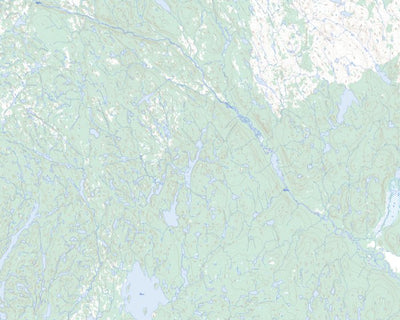Natural Resources Canada Lac Saumur, QC (012M07 Toporama) digital map