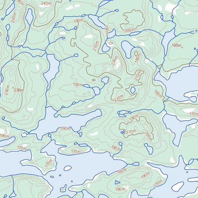 Natural Resources Canada Lac Savary, QC (034F09 Toporama) digital map