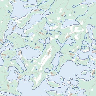 Natural Resources Canada Lac Scattered, QC (024F15 Toporama) digital map