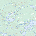 Natural Resources Canada Lac Semonville, QC (033H05 Toporama) digital map