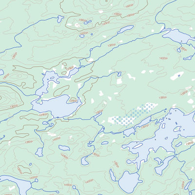 Natural Resources Canada Lac Semonville, QC (033H05 Toporama) digital map