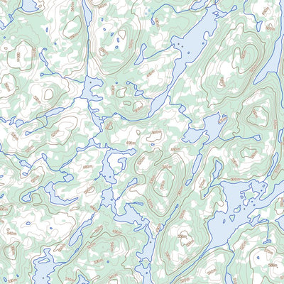 Natural Resources Canada Lac Sérigny, QC (023N05 Toporama) digital map