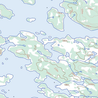 Natural Resources Canada Lac Serin, QC (034I13 Toporama) digital map