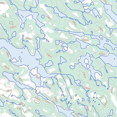 Natural Resources Canada Lac Serin, QC (034I13 Toporama) digital map