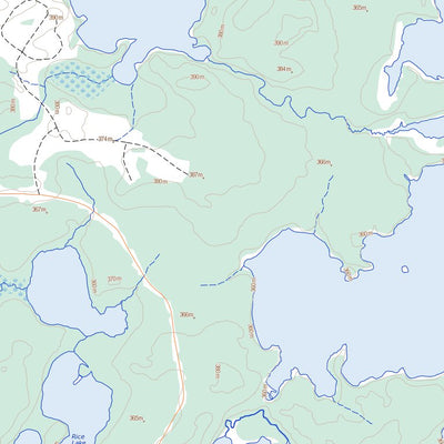 Natural Resources Canada Lac Seul (052K08 Toporama) digital map