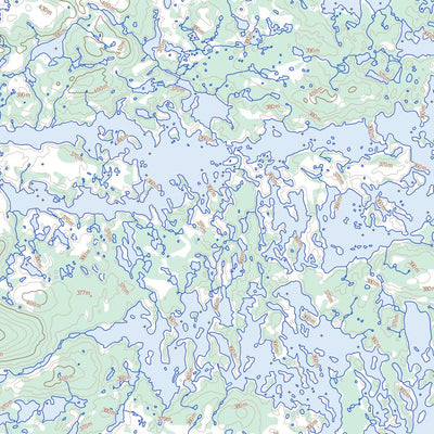 Natural Resources Canada Lac Sirvé, QC (033P16 Toporama) digital map