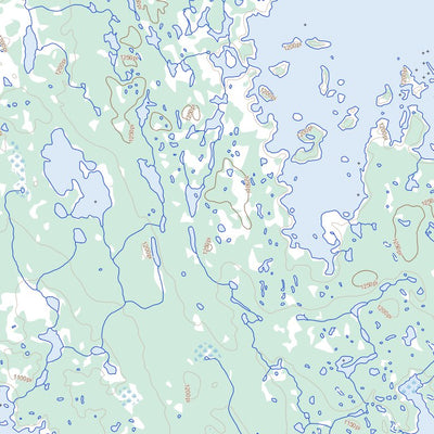 Natural Resources Canada Lac Soissons, QC (024G01 Toporama) digital map