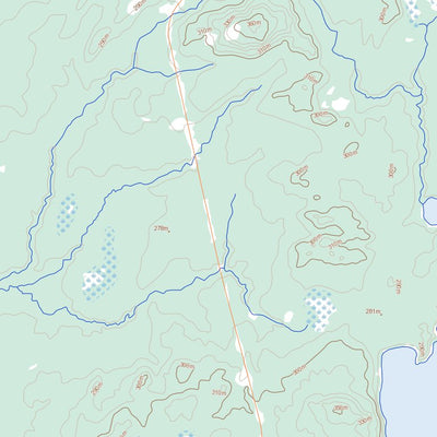Natural Resources Canada Lac Soscumica, QC (032K03 Toporama) digital map