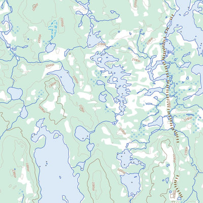 Natural Resources Canada Lac Soulard, QC (023C10 Toporama) digital map