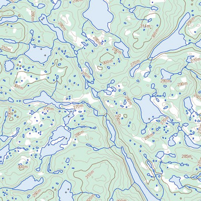 Natural Resources Canada Lac Sujuvvik, QC (034G09 Toporama) digital map