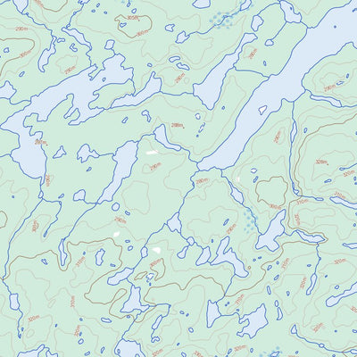 Natural Resources Canada Lac Suluppaugalik, QC (034H16 Toporama) digital map