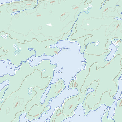 Natural Resources Canada Lac Surprise, QC (032G07 Toporama) digital map