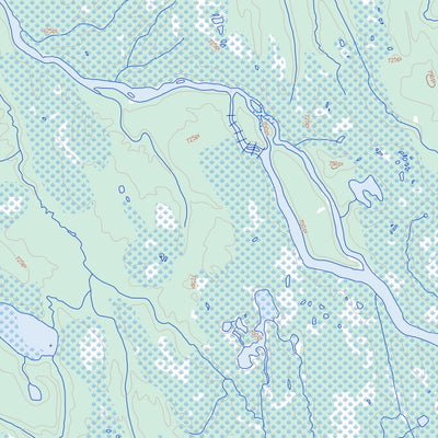 Natural Resources Canada Lac Suzanne, QC (032L09 Toporama) digital map