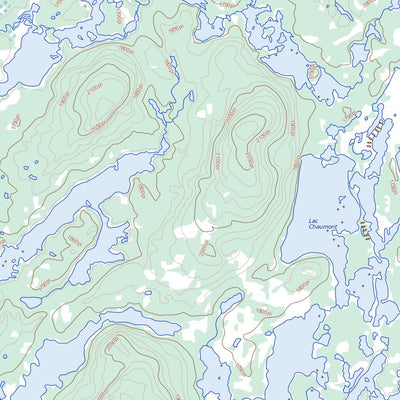 Natural Resources Canada Lac Taffanel, QC (023E07 Toporama) digital map