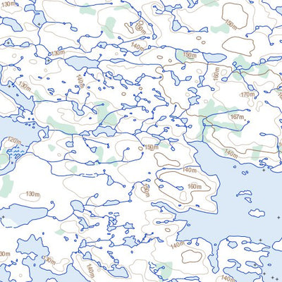 Natural Resources Canada Lac Tasiat, QC (034O03 Toporama) digital map