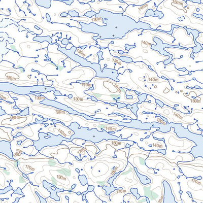 Natural Resources Canada Lac Tasiat, QC (034O03 Toporama) digital map