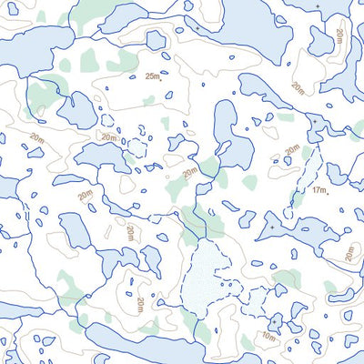 Natural Resources Canada Lac Tasiujaapik, NU (034N05 Toporama) digital map
