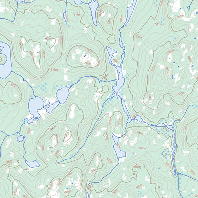Natural Resources Canada Lac Tassigny, QC (023N04 Toporama) digital map