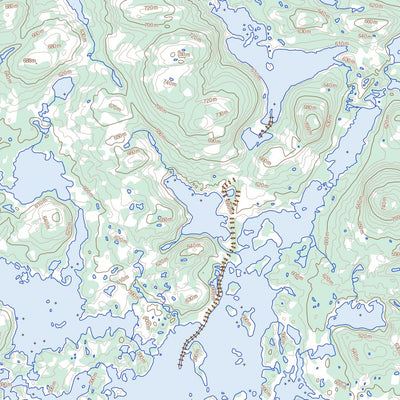 Natural Resources Canada Lac Ternay, QC (023F06 Toporama) digital map