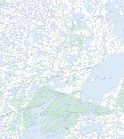 Natural Resources Canada Lac Tête D'Ours, NT (075M07 Toporama) digital map