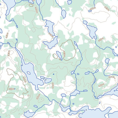 Natural Resources Canada Lac Tête D'Ours, NT (075M07 Toporama) digital map