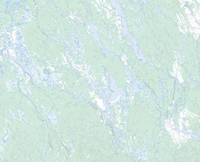 Natural Resources Canada Lac Thévet, NL (022P16 Toporama) digital map
